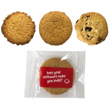 INDIVIDUAL BISCUIT IN ONE COLOUR PRINTED BAG